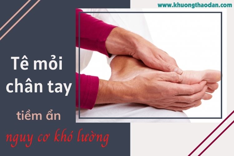 Tê mỏi chân tay tiềm ẩn nhiều nguy cơ khó lường